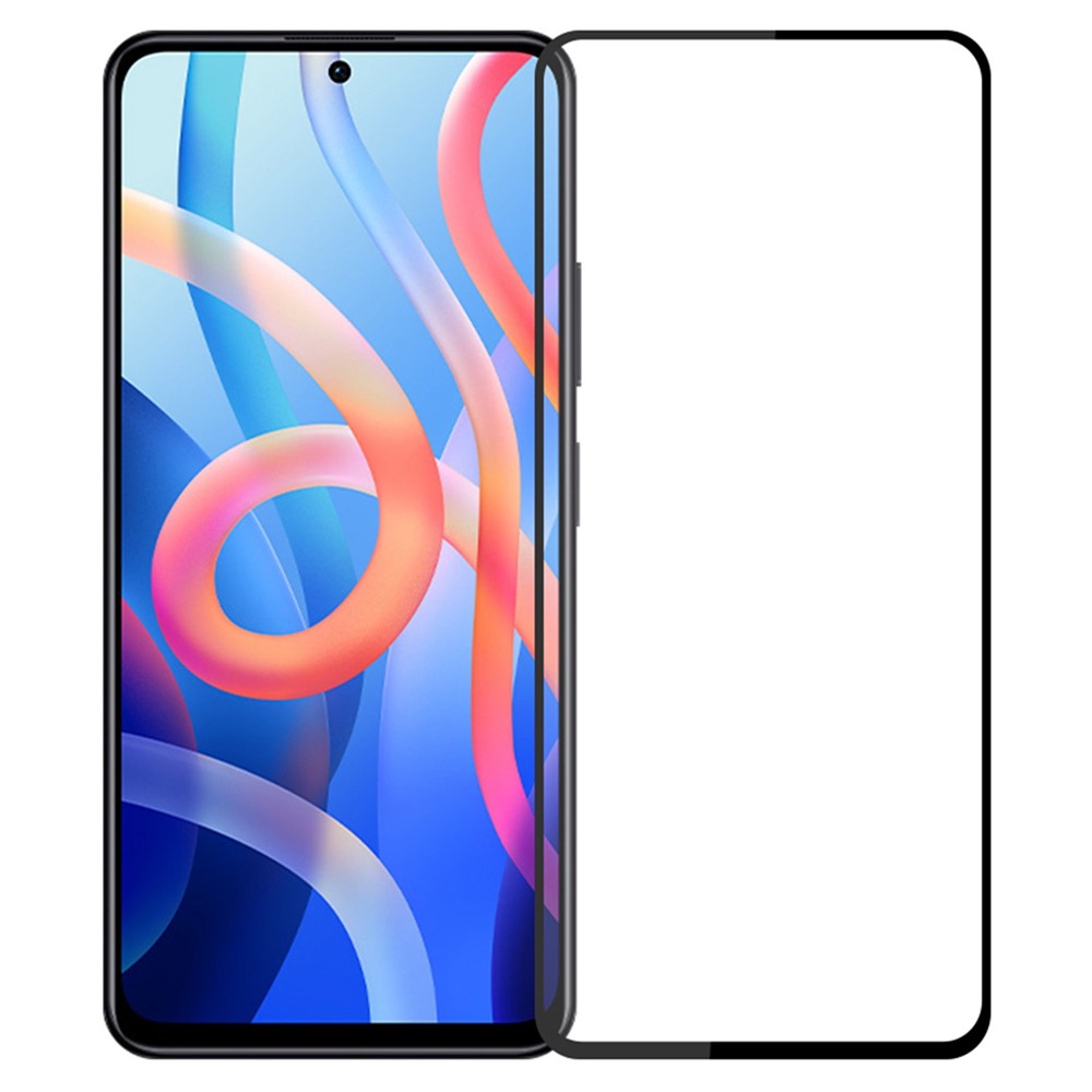 PINWUYO JK Härdat Glas Film Series-2 för Xiaomi Redmi Note 12 5G (Kina) / (Indien) / (Globalt) / Poco X5 5G Heltäckande Hög Aluminium-Silikon Glas Heltäckande Skärmskydd