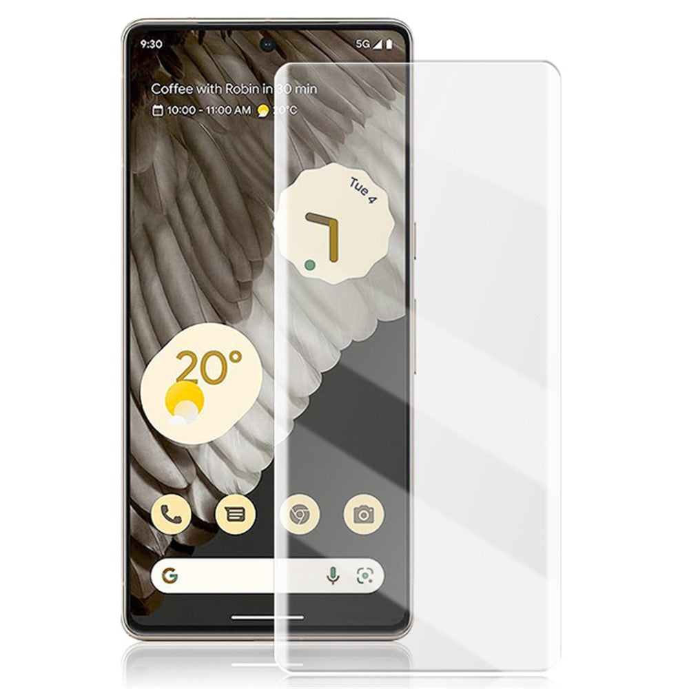 MOCOLO til Google Pixel 7 Pro 5G 3D Buet UV Flydende Hærdet Glasfilm, Ultralær Fuld Dækkende Skærmbeskytter