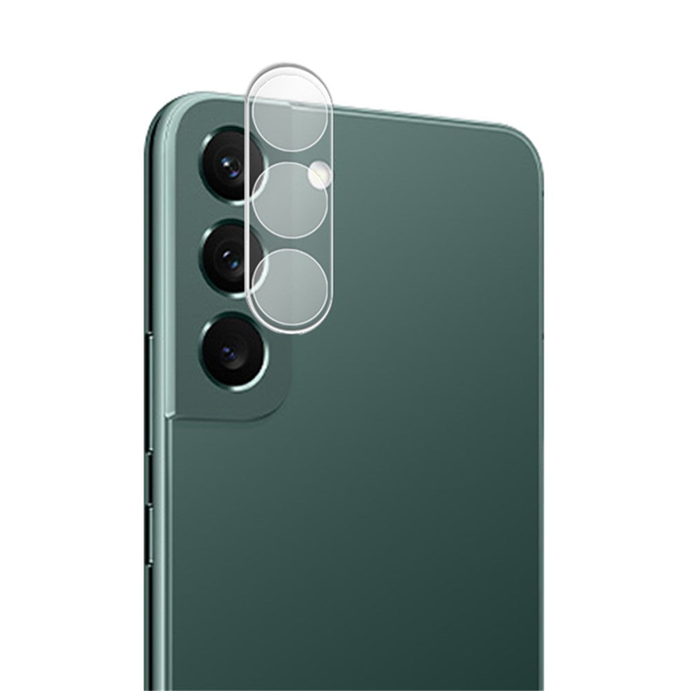 MOCOLO heldækkende kameralinsebeskyttelse til Samsung Galaxy S23, silketryk, HD-hærdet glas, linsebeskyttelsesfilm