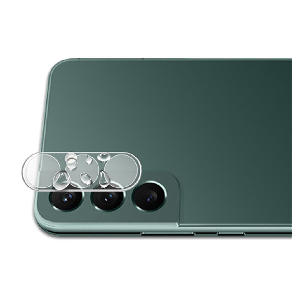MOCOLO heldækkende kameralinsebeskyttelse til Samsung Galaxy S23, silketryk, HD-hærdet glas, linsebeskyttelsesfilm