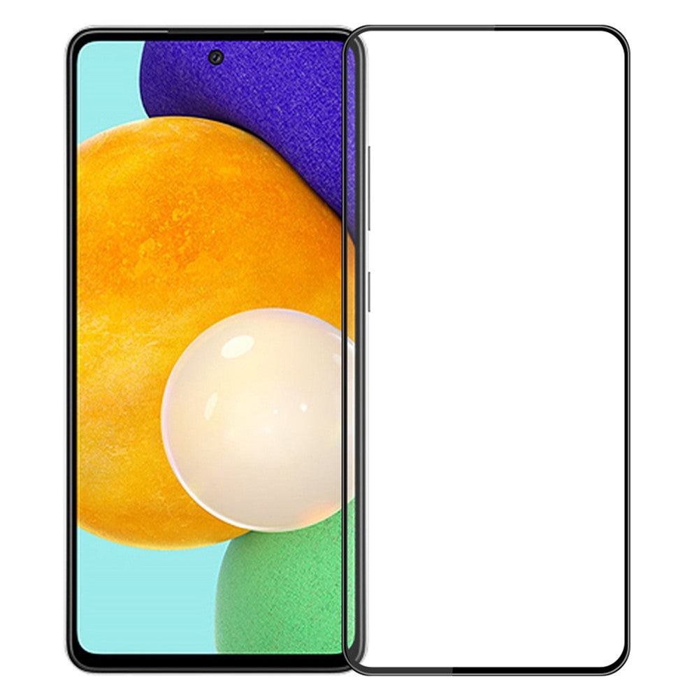 MOFI JK 3D hærdet glasfilm-1 til Samsung Galaxy A54 5G, ridsefast fuldskærmsbeskyttelse, fuldklæbende, buet, højkvalitets aluminium-silikoneglasfilm