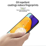 MOFI JK 3D hærdet glasfilm-1 til Samsung Galaxy A54 5G, ridsefast fuldskærmsbeskyttelse, fuldklæbende, buet, højkvalitets aluminium-silikoneglasfilm