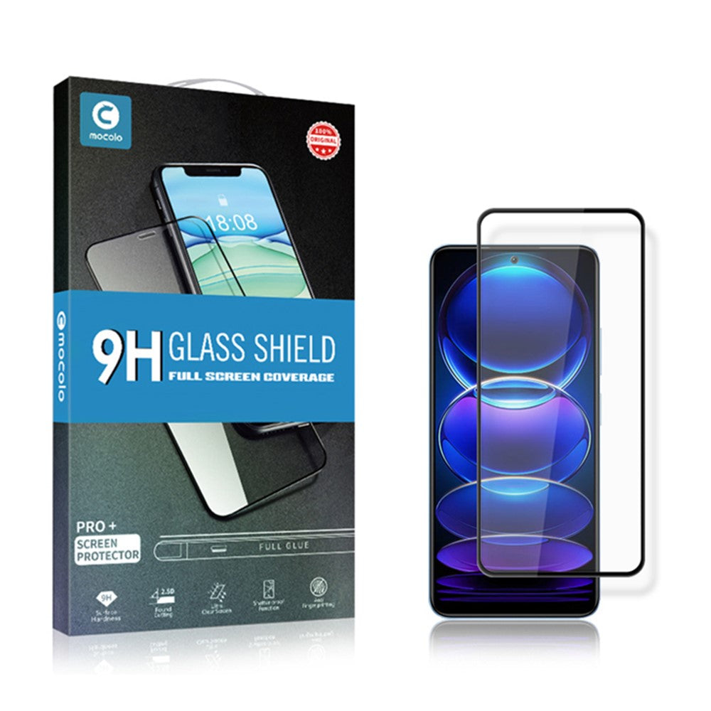 MOCOLO For Xiaomi Redmi Note 12 Pro Speed 5G / Poco X5 Pro 5G / Note 12 Pro 5G Silk Printing HD Clear Secondary Anti-scratch Screen Protector Sensitive Touch Tempered Glass Film