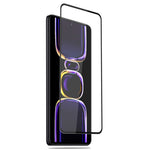 MOCOLO För Xiaomi Poco F5 Pro 5G / Redmi K60 Pro 5G / K60 5G Silkestryck Härdat Glasfilm Sekundärhärdande Helklistrad Skärmskydd