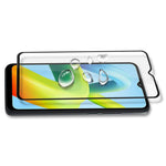 MOCOLO För Xiaomi Redmi A1 4G / A2 4G Silk Print Full Lim Härdat Glas Skärmskydd Explosionsskyddsfilm