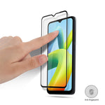 MOCOLO For Xiaomi Redmi A1 4G / A2 4G Silk Printing Full Glue Tempered Glass Screen Protector Anti-explosion Film