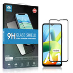 MOCOLO For Xiaomi Redmi A1 4G / A2 4G Silk Printing Full Glue Tempered Glass Screen Protector Anti-explosion Film