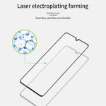 PINWUYO JK 3D buet hærdet glasfilm-2 til Samsung Galaxy A34 5G, fuldlims anti-eksplosion skærmbeskytter i højt aluminium-siliciumglas