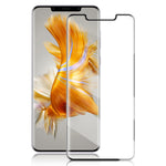 MOCOLO Skärmskydd för Huawei Mate 50 Pro 4G, Helhäftande 3D-böjd härdad glasfilm