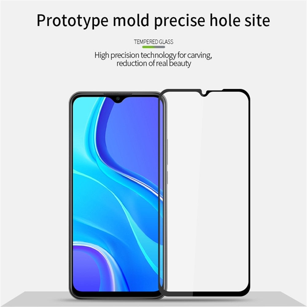 MOFI JK Tempered Glass Film Series-1 for Xiaomi Poco C50 4G / Redmi A1 / A2 4G / A1+ / A2+ 4G High Aluminum-silicon Glass Film Full Glue Full Cover Screen Protector