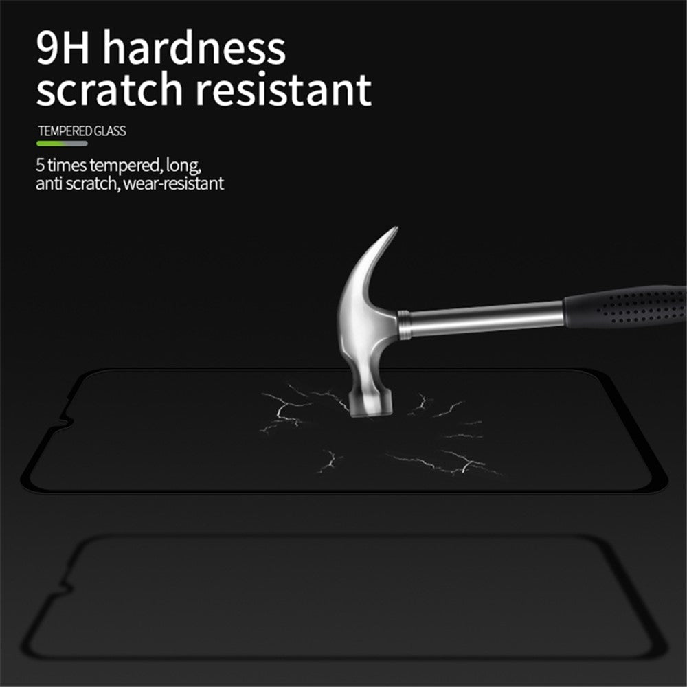 MOFI JK Tempered Glass Film Series-1 for Xiaomi Poco C50 4G / Redmi A1 / A2 4G / A1+ / A2+ 4G High Aluminum-silicon Glass Film Full Glue Full Cover Screen Protector