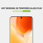PINWUYO För OPPO Find X6 Böjd mobilskärmskydd Full Glue 3D Hot Bending Härdat Glasfilm
