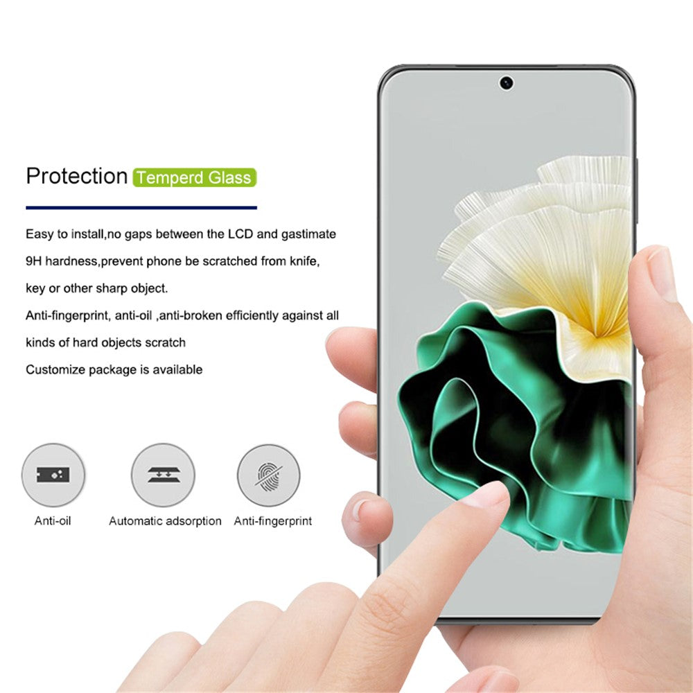 MOCOLO For Huawei P60 / P60 Pro Clear Screen Protector Full Glue 3D Curved Shatter Resistant Tempered Glass Film