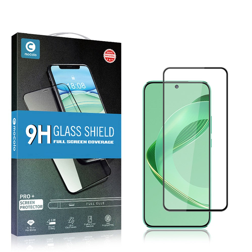MOCOLO silketrykt hærdet glasfilm til Huawei Nova 14 5G / 13 5G / 11 / Nova 12s 4G / Nova 12 Lite 4G, sekundærhærdende skærmbeskyttelse