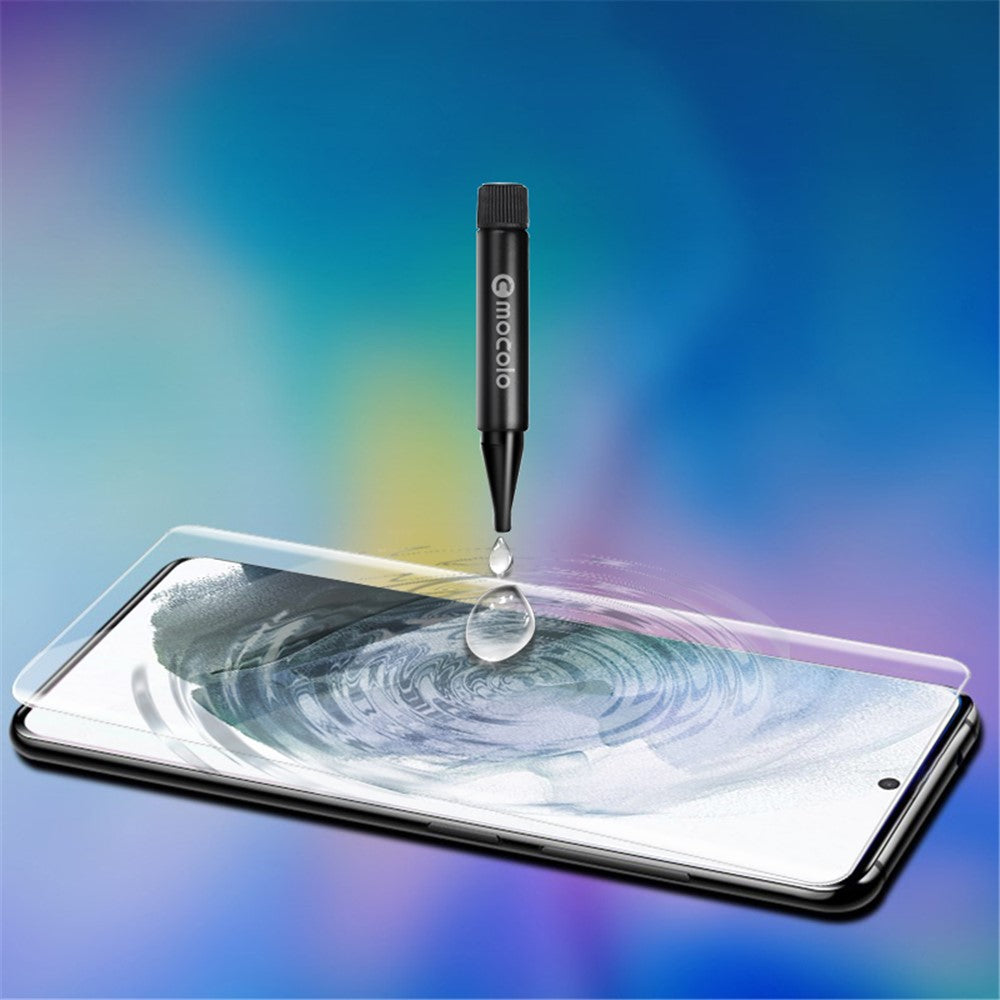 MOCOLO For Samsung Galaxy S23+ / S22+ 5G 3D Curved Tempered Glass Film UV Liquid Phone Full Screen Protector
