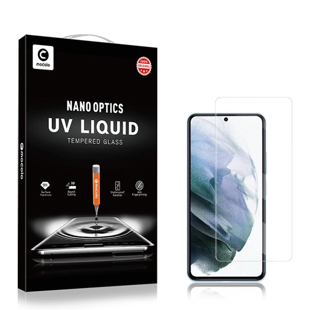 MOCOLO För Samsung Galaxy S23+ / S22+ 5G 3D Böjd Härdat Glas Film UV Flytande mobil Helskärmsskydd