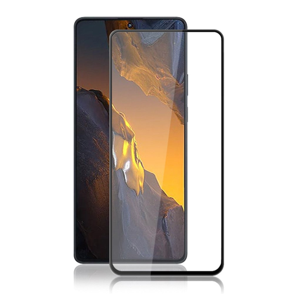 MOCOLO För Xiaomi Poco F5 5G / Redmi Note 12 Turbo Härdat Glas Film Silk Print Helskärmsskydd