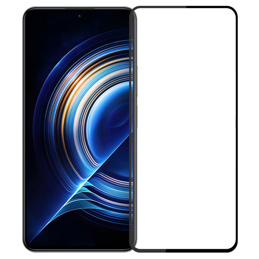 MOFI JK Härdat Glas Film Series-1 för Xiaomi Poco F5 Pro 5G / Redmi K60 5G / K60 Pro 5G Skärmskydd Hög Aluminium-Silikon Glas Full Limfilm