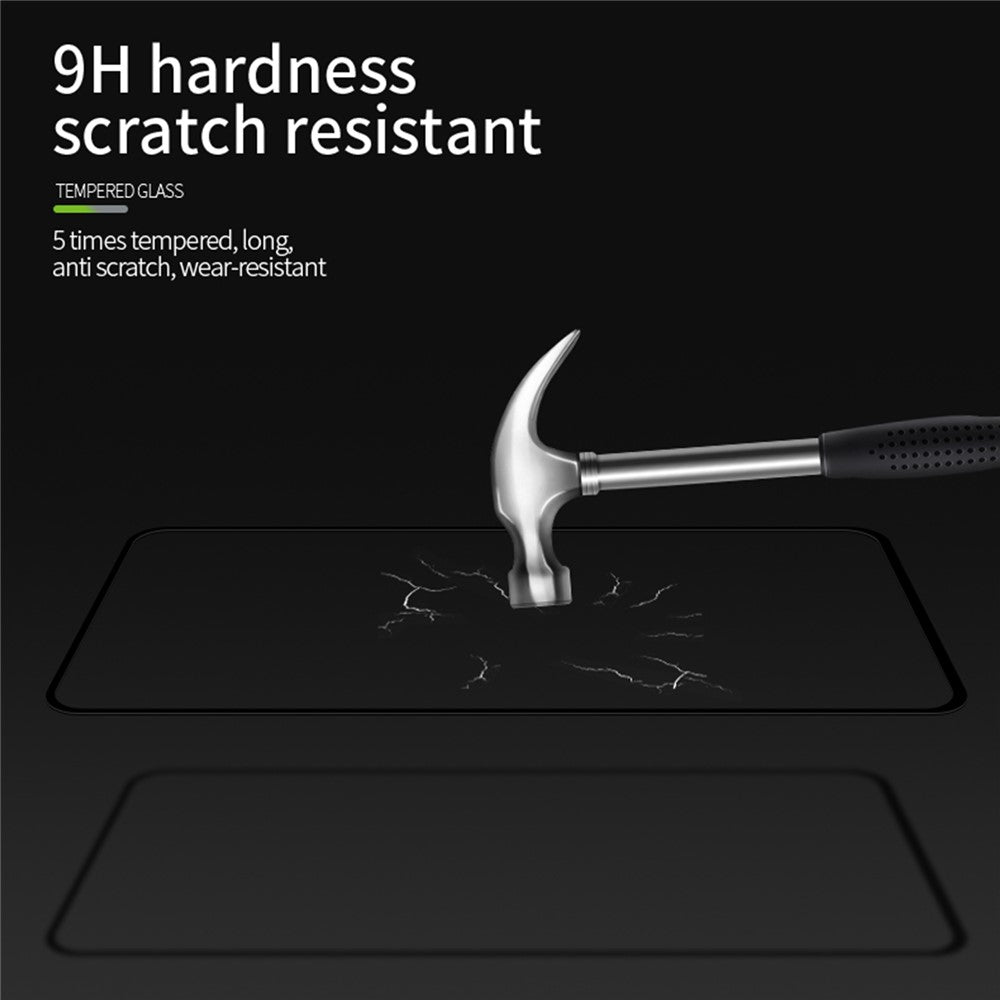 MOFI JK Tempered Glass Film Series-1 for Xiaomi Poco F5 Pro 5G / Redmi K60 5G / K60 Pro 5G Screen Protector High Aluminum-silicon Glass Full Glue Film