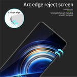 MOFI JK Härdat Glas Film Series-1 för Xiaomi Poco F5 5G / Redmi Note 12 Turbo Helklistrad Skärmskydd Hög Aluminium-Kisel Glas Klar Film