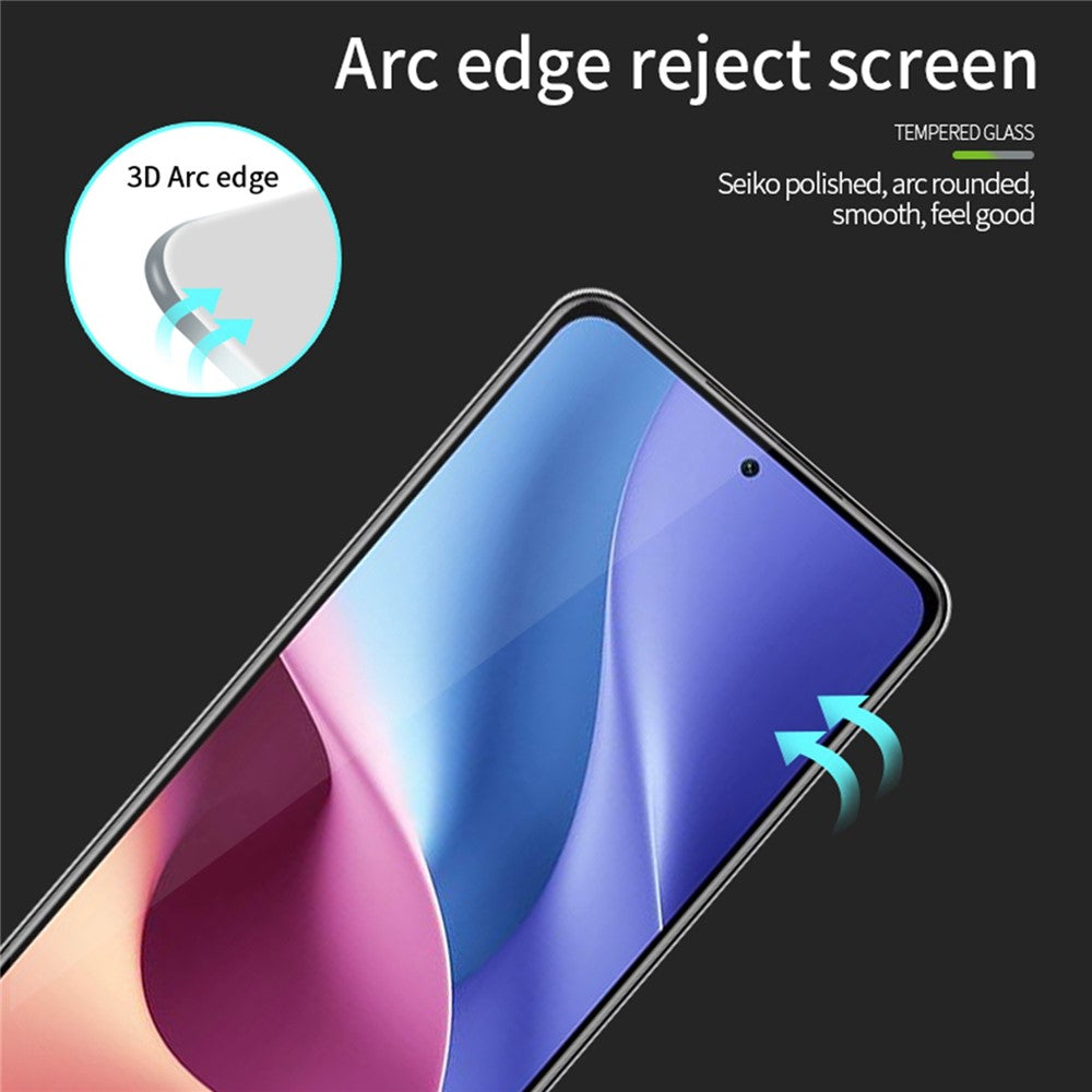 PINWUYO JK 3D Curved Tempered Glass Film-2 for Huawei nova 11 / nova 12s 4G / nova 12 Lite 4G Full Glue Screen Protector
