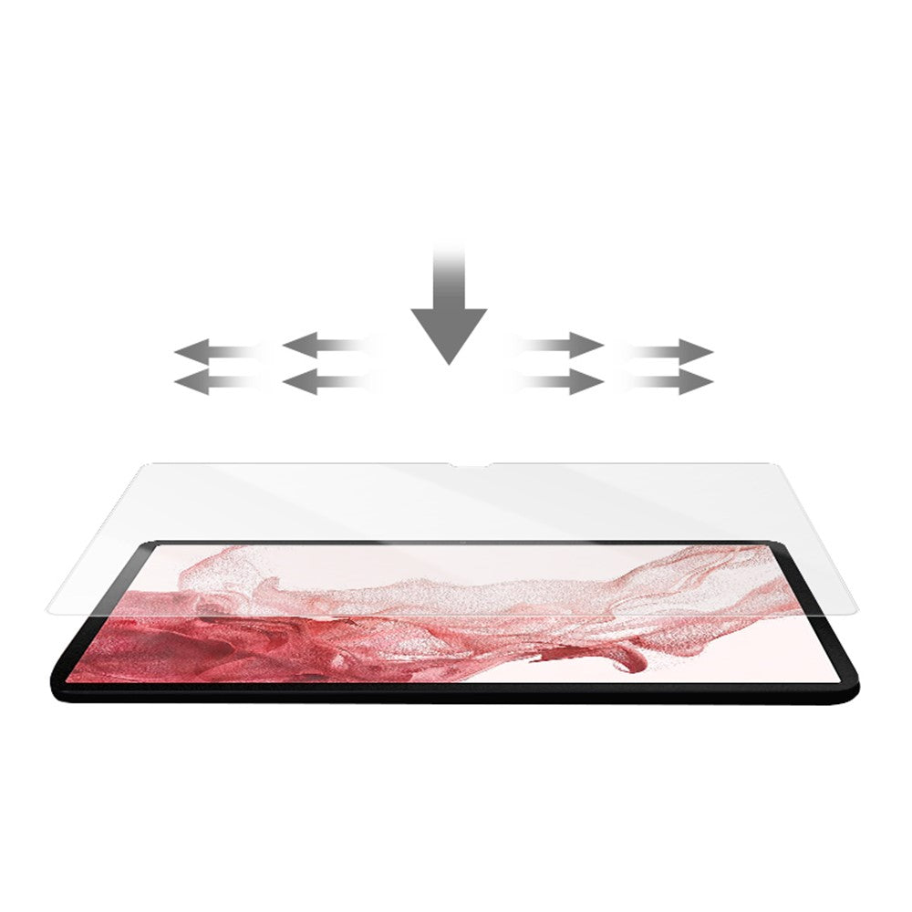 MOCOLO Skærmbeskytter til Samsung Galaxy Tab S9+ / S8+ / S7 FE Fuld Dækning Hærdet Glas HD Klar Film