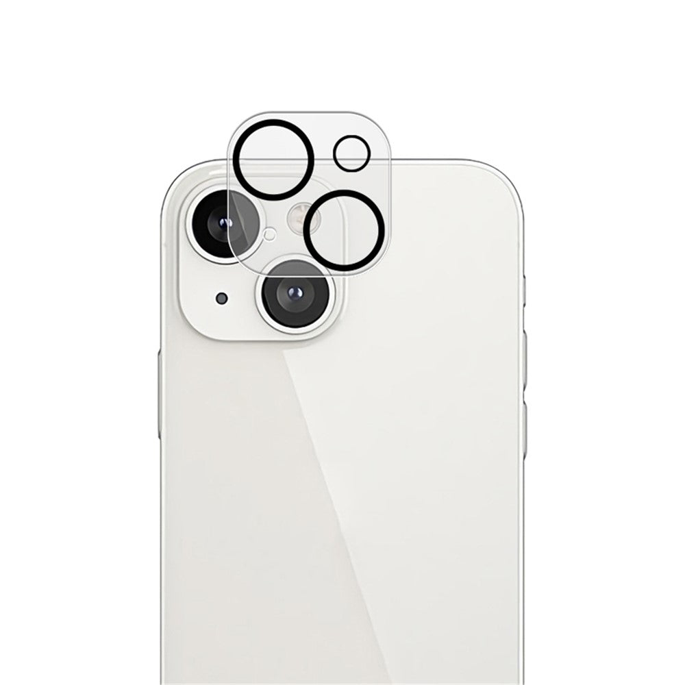 MOCOLO Kameralinsebeskytter til iPhone 15 / 15 Plus Silkeprint HD Hærdet Glas Linsefilm med Night Circle