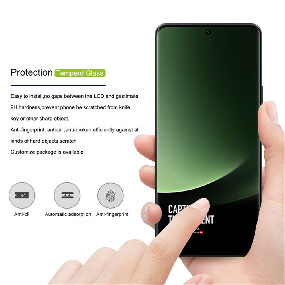 MOCOLO For Xiaomi 13 Ultra Full Coverage Screen Protector 3D Curved Full Glue Tempered Glass Film