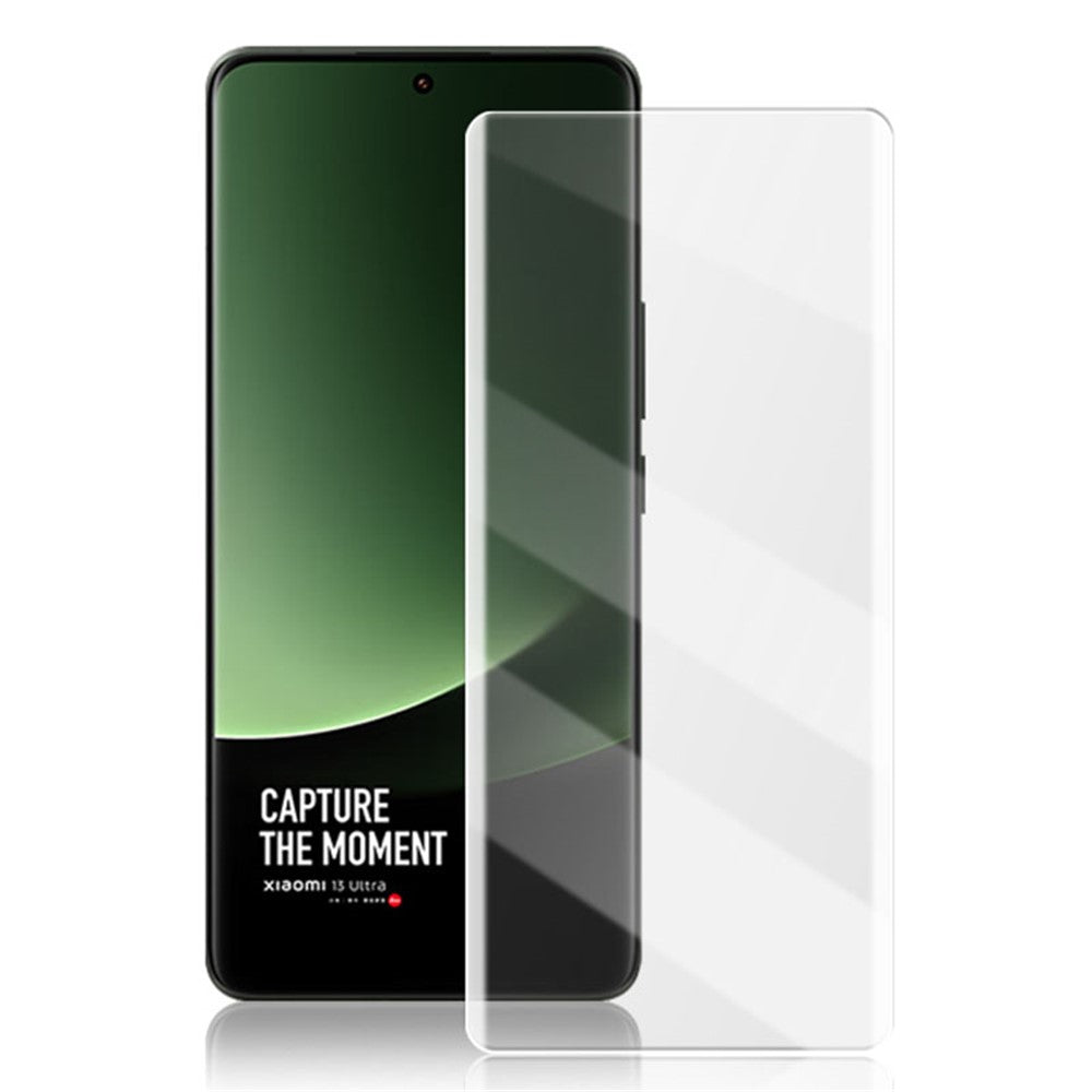 MOCOLO För Xiaomi 13 Ultra UV Flytande Självhäftande Skärmskydd Heltäckande 3D Böjt Härdat Glas HD-Film