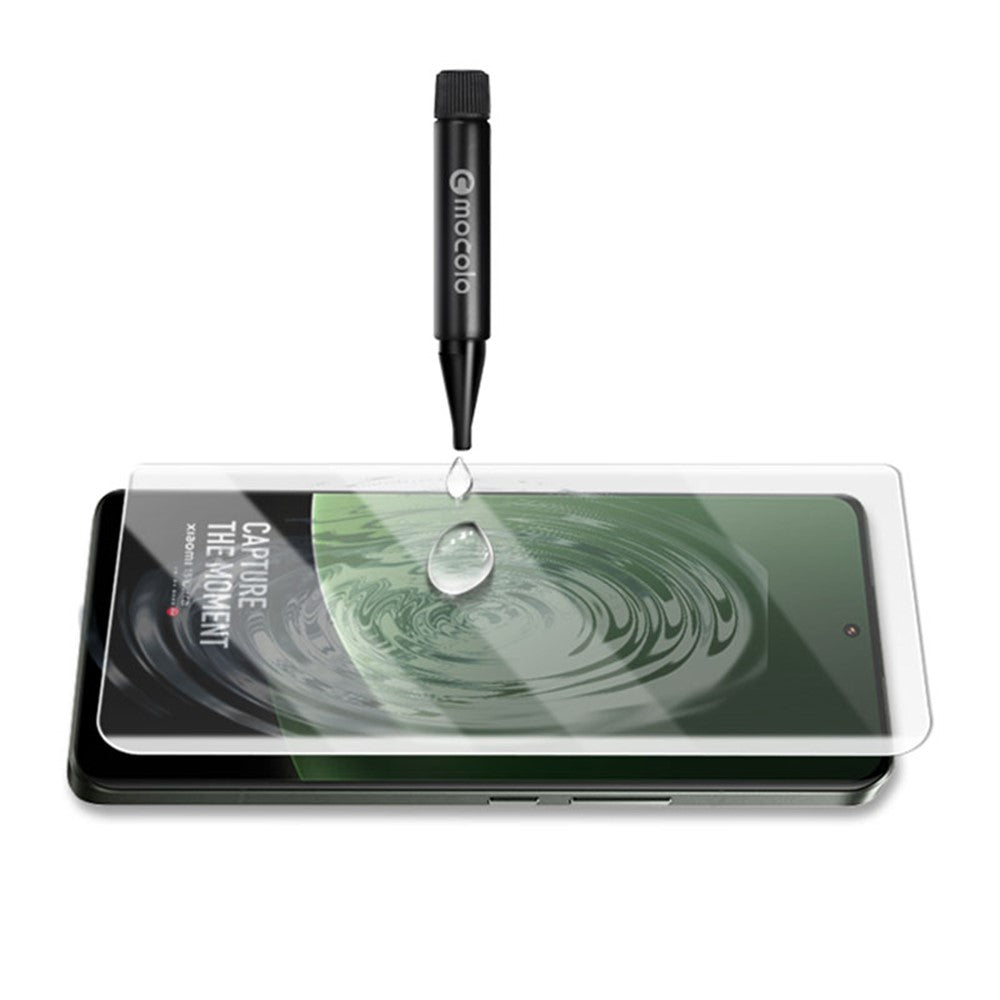 MOCOLO För Xiaomi 13 Ultra UV Flytande Självhäftande Skärmskydd Heltäckande 3D Böjt Härdat Glas HD-Film