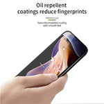 MOFI JK Härdat Glas Film Series-1 för Xiaomi Redmi 12 5G (Global) / Poco M6 Pro 5G Heltäckande Skärmskydd Hög Aluminium-Kisel Glasfilm