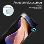 MOFI JK Härdat Glas Film Series-1 för Xiaomi Redmi 12 5G (Global) / Poco M6 Pro 5G Heltäckande Skärmskydd Hög Aluminium-Kisel Glasfilm