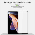 MOFI JK Härdat Glas Film Series-1 för Xiaomi Redmi 12 5G (Global) / Poco M6 Pro 5G Heltäckande Skärmskydd Hög Aluminium-Kisel Glasfilm