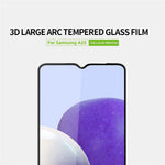 PINWUYO JK 3D-böjd härdad glasfilm-2 för Samsung Galaxy A25 5G (Global) (161,0 x 76,5 x 8,3 mm) Helhäftande skärmskydd