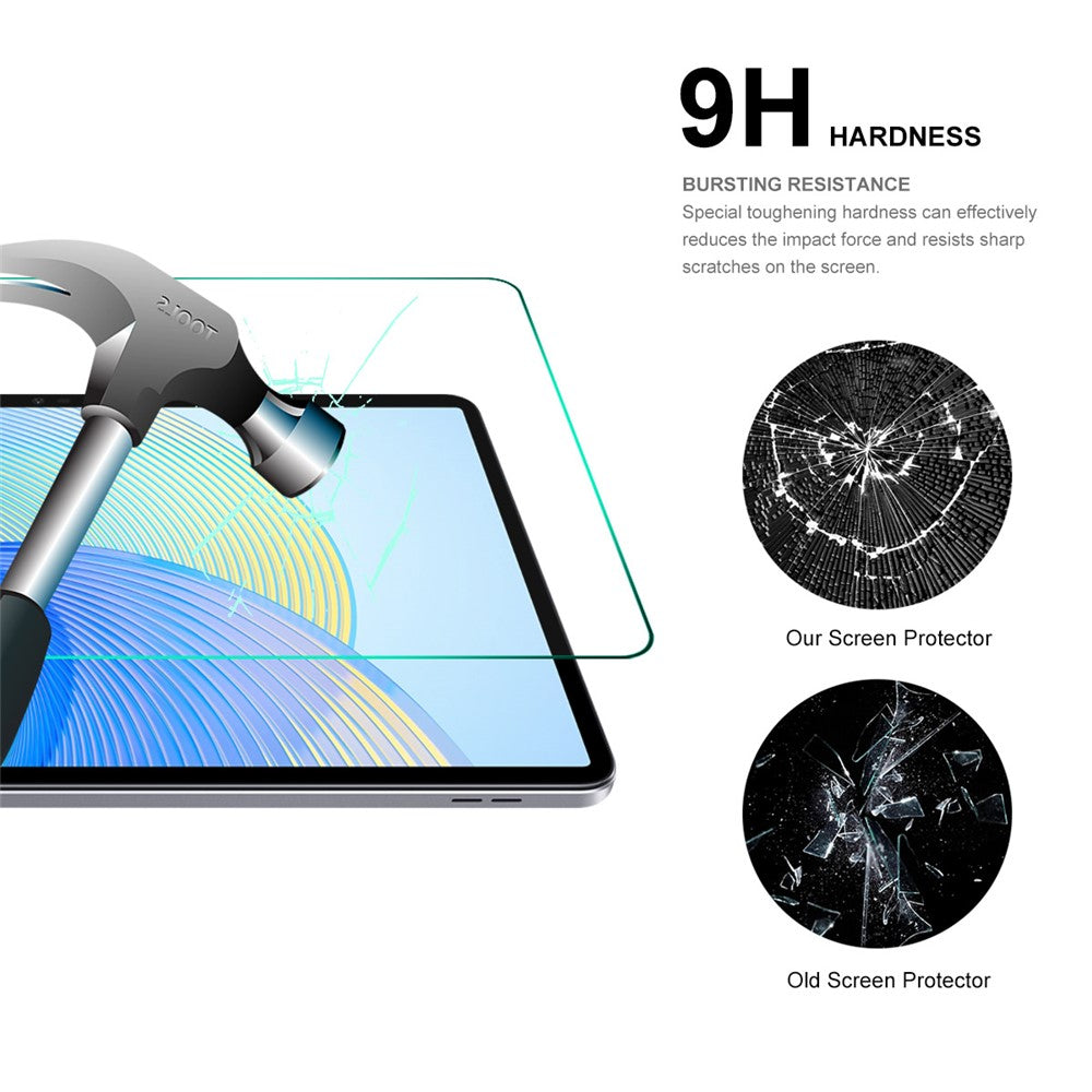 ENKAY HAT PRINCE 2Pcs for Honor Pad X8 Pro / Pad X9 Tempered Glass Tablet Screen Protector 9H 2.5D 0.33mm Film