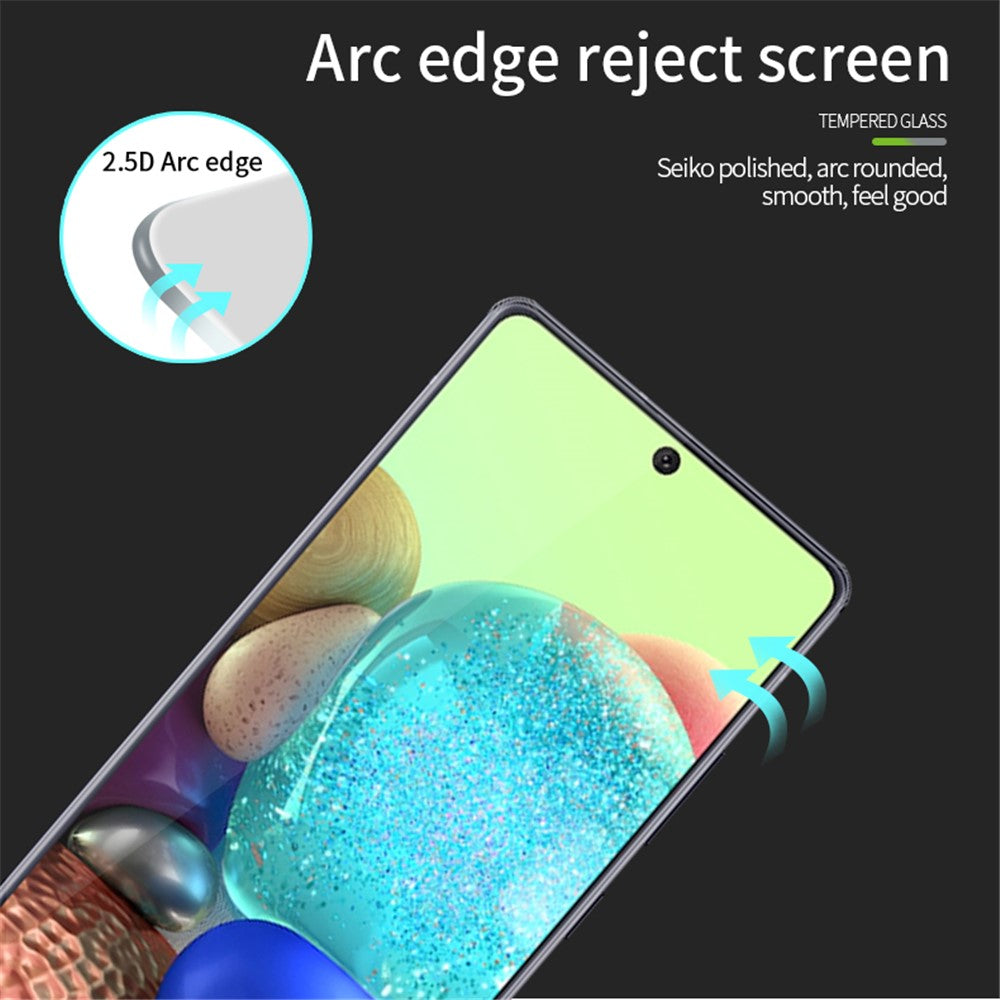 PINWUYO För Oppo K11 5G JK Härdat Glas Film Series-2 Hög Aluminium-Silikon Glas HD Klart Helskärmsskydd