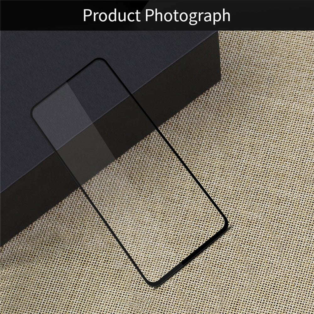 MOFI JK Tempered Glass Film Series-1 for Xiaomi Redmi 12 5G (Global) / Poco M6 Pro 5G Full Glue High Aluminum-silicon Glass Screen Protector
