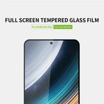 PINWUYO För Xiaomi Redmi K60 Ultra / 13T / 13T Pro JK Härdat Glas Film Series-2 HD Klart Skärmskydd Hög Aluminium-Kisel Glasfilm
