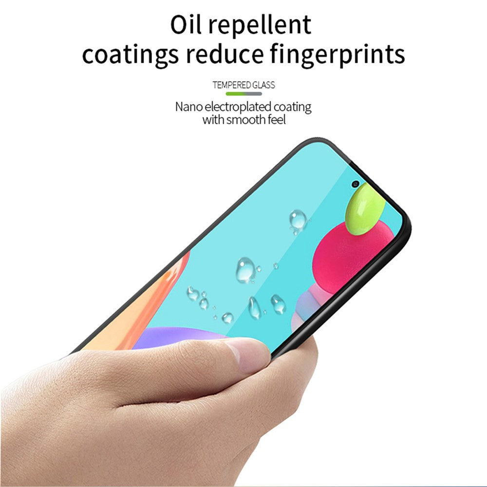 MOFI JK 3D-härdat glasfilm-1 för Xiaomi Redmi K60 Ultra / 13T / 13T Pro böjt skärmskydd i högkvalitativt aluminium-kiselglas