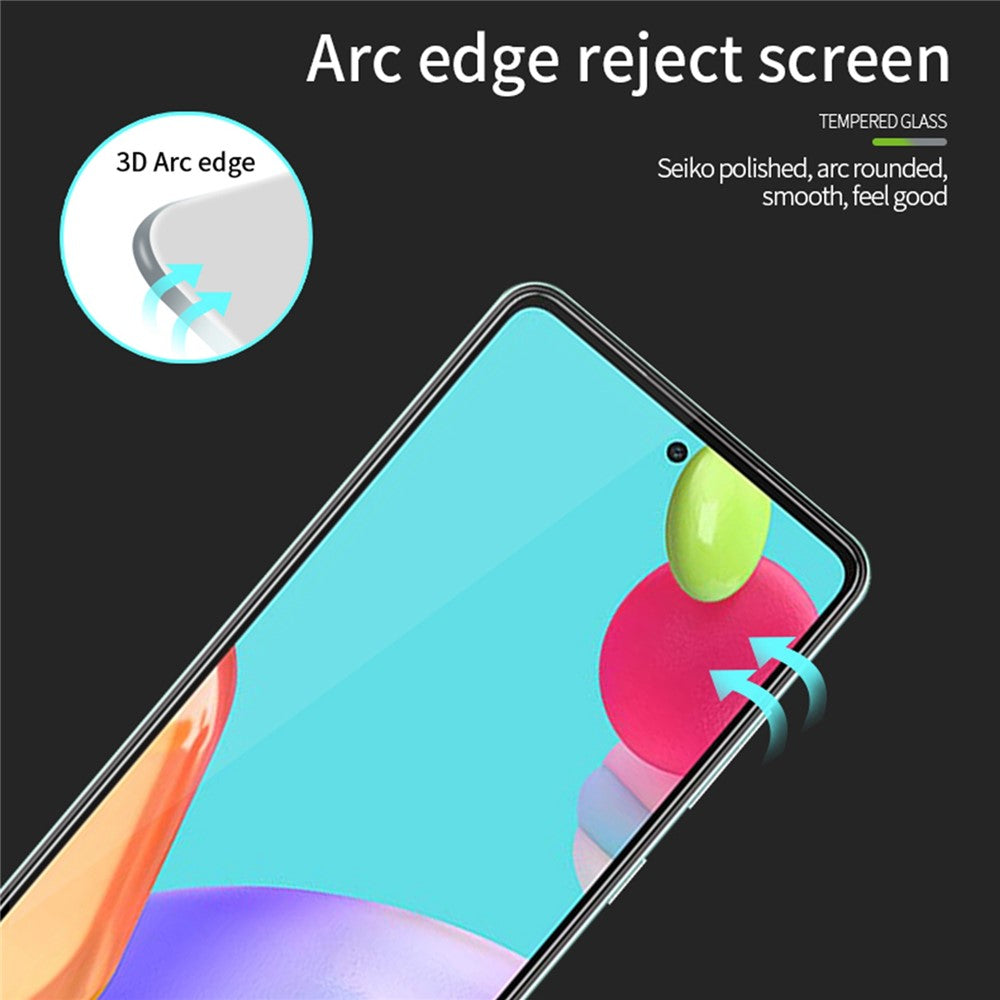 MOFI JK 3D-härdat glasfilm-1 för Xiaomi Redmi K60 Ultra / 13T / 13T Pro böjt skärmskydd i högkvalitativt aluminium-kiselglas