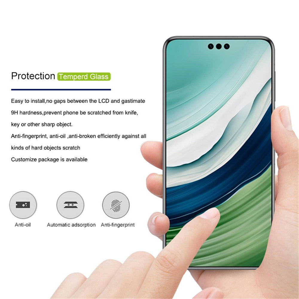 MOCOLO For Huawei Mate 60 Pro / Mate 60 Pro+ Screen Protector Full Coverage 3D Curved Tempered Glass Film
