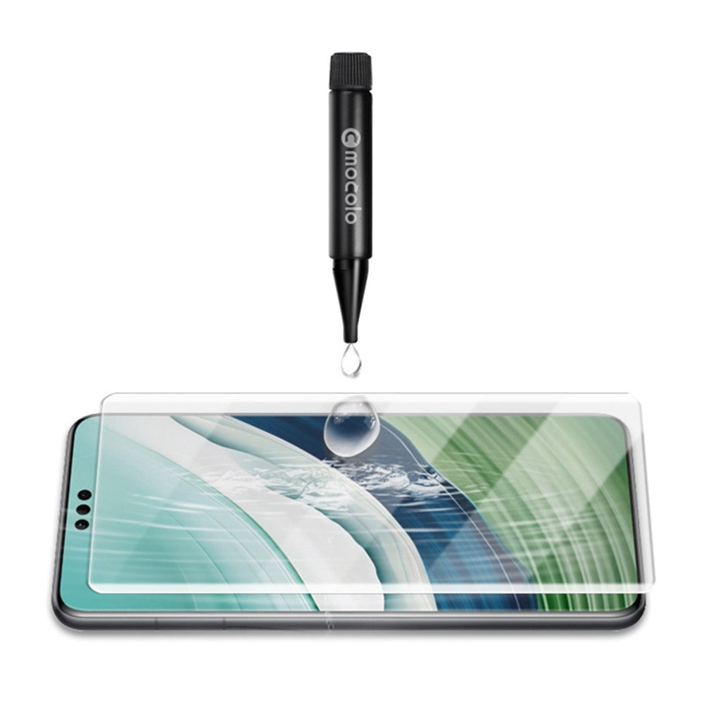 MOCOLO För Huawei Mate 60 Pro / Mate 60 Pro+ UV Flytande Skärmskydd 3D Böjd Splitterskyddande Härdat Glas Film