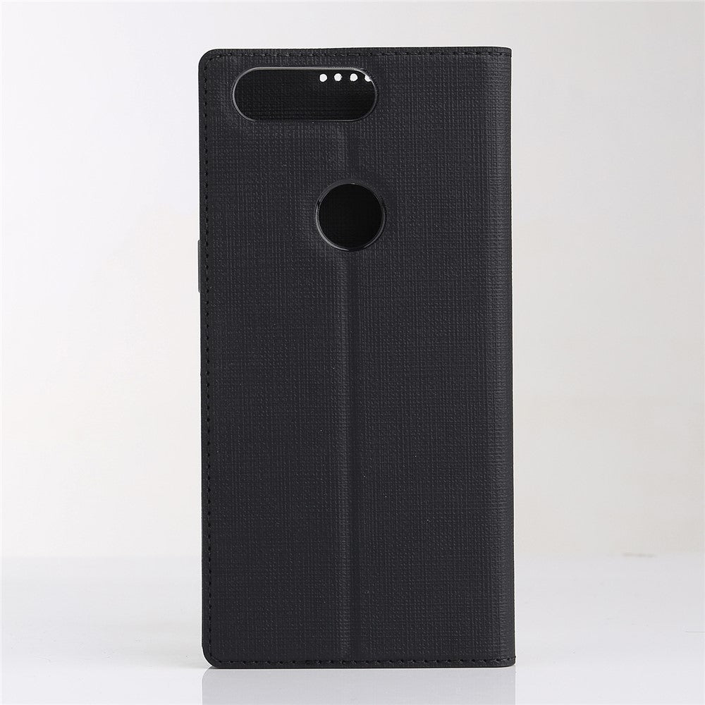 VILI DMX Cross Texture Korthållare Läderfodral för OnePlus 5T
