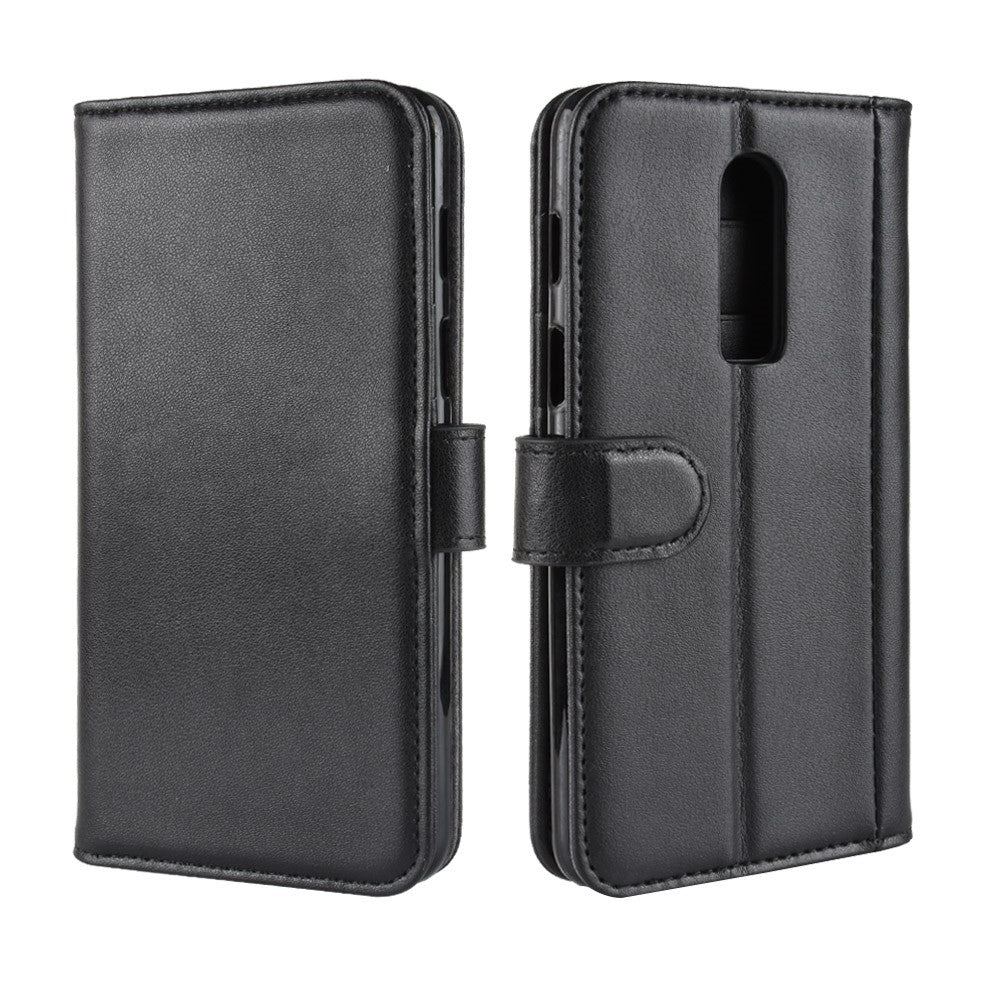 Plånboksfodral i äkta läder för OnePlus 6