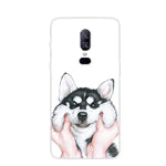 Mönstertryckt TPU-skyddsskal för OnePlus 6