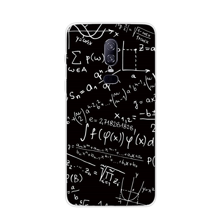 Mönstertryckt TPU-skyddsskal för OnePlus 6