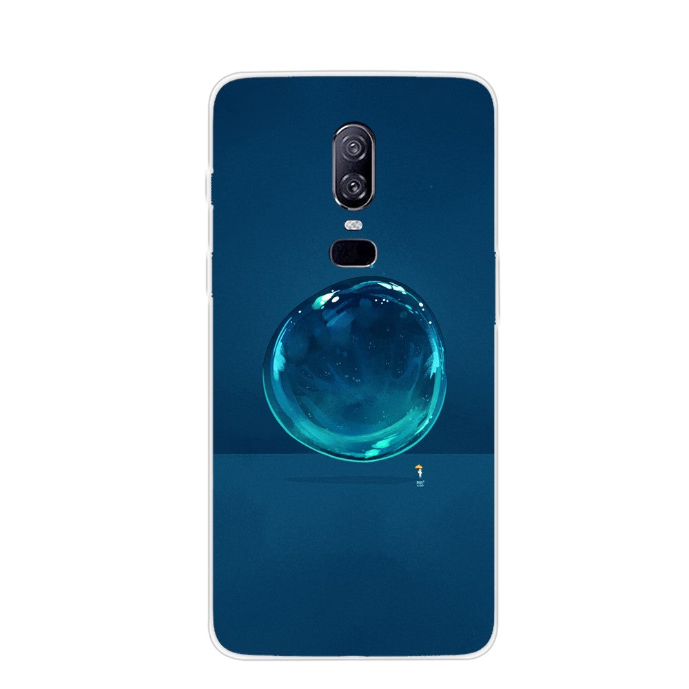 Pattern Printing TPU Phone Shell for OnePlus 6