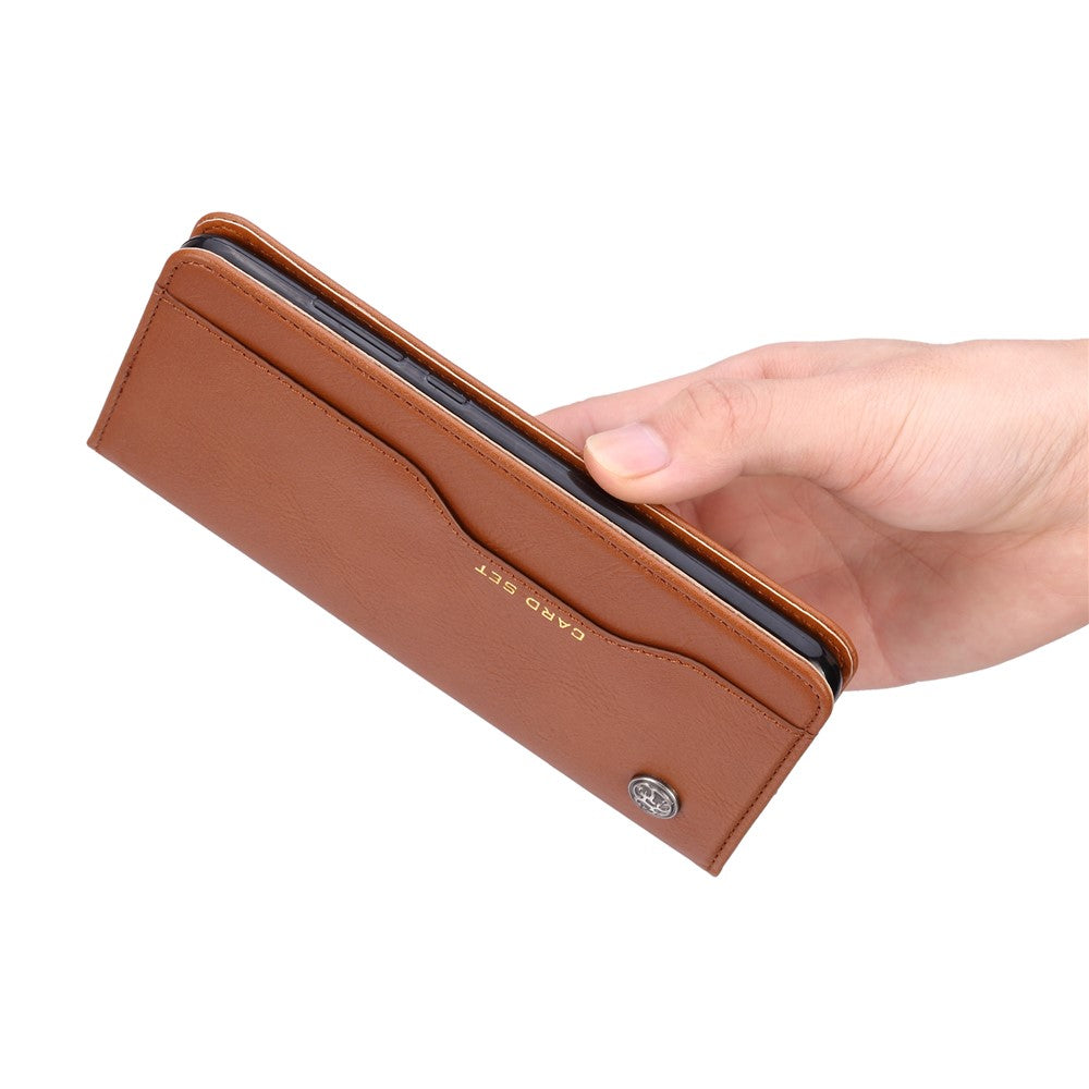Självabsorberande läderfodral för OnePlus 6T