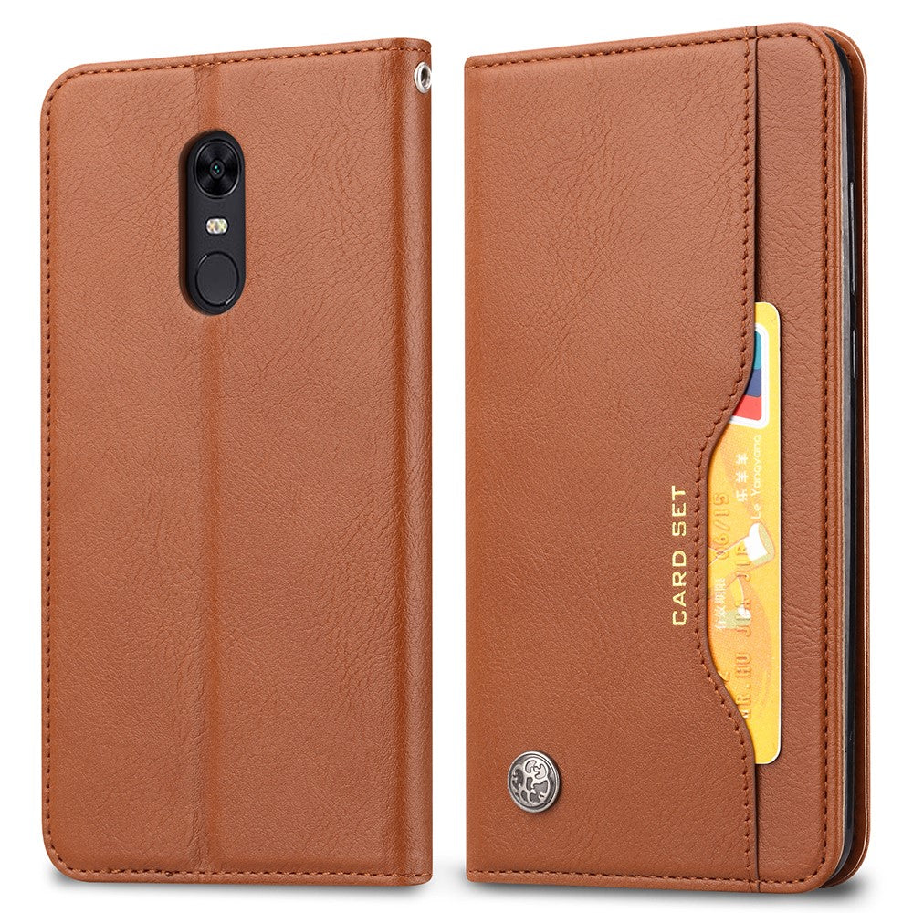 Självabsorberande läderfodral för OnePlus 6T