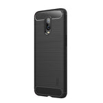 MOFI Kolfiberstruktur Borstad TPU Skyddsskal för OnePlus 6T